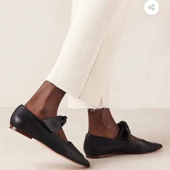 Alohas Black Fossil Ballet Flat Size 36 US 6 - Picture 4 of 10